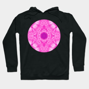 Pink kaleidoscope in the round Hoodie